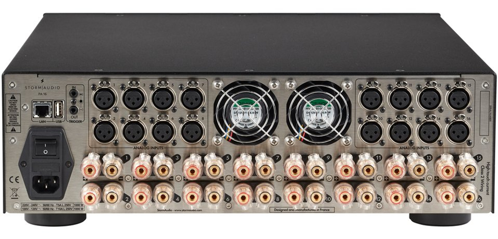 Storm Audio PA 16 ELITE (Rack) — 16-канальный усилитель мощности класса D для домашних кинотеатров