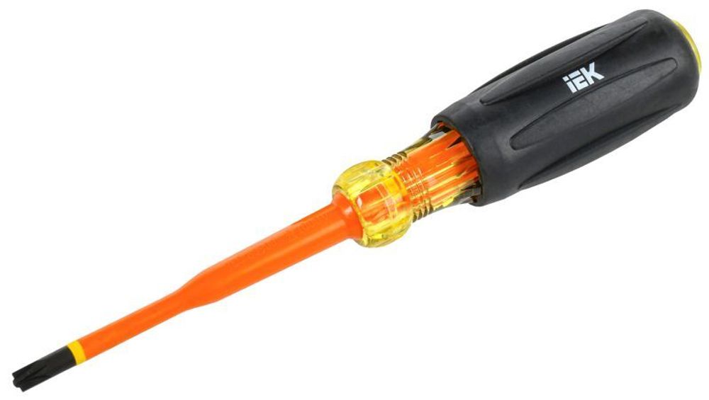 Отвертка диэлектрическая SLIM PZ/SL2х100 Т3 ARMA2L 5 IEK A2L5-SC31-T3-ZS-20-100 Отвертка диэлектрическая SLIM PZ/SL2х100 Т3 ARMA2L 5 IEK A2L5-SC31-T3-ZS-20-100