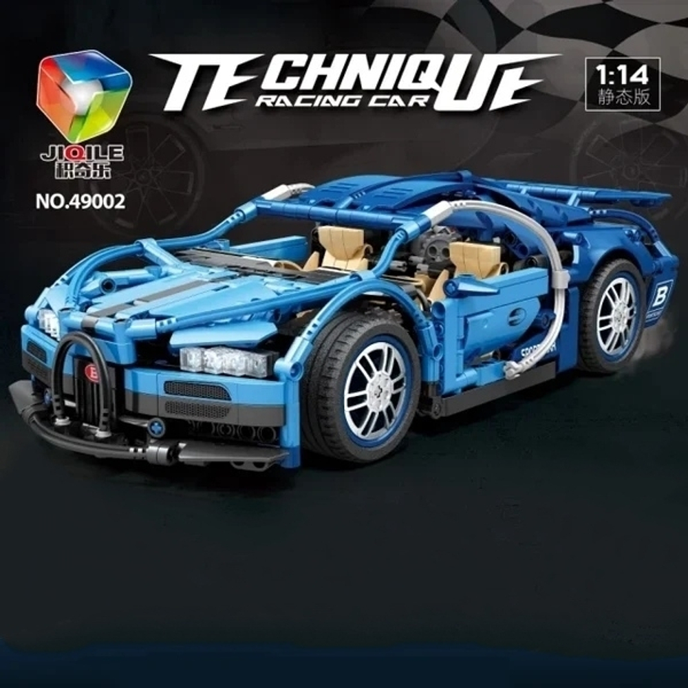 Конструктор автомобиль - спорткар Техник "TECHNIQUE, Racing Car NO.49002/ JIQILE", M:1:14/ 1194 деталей