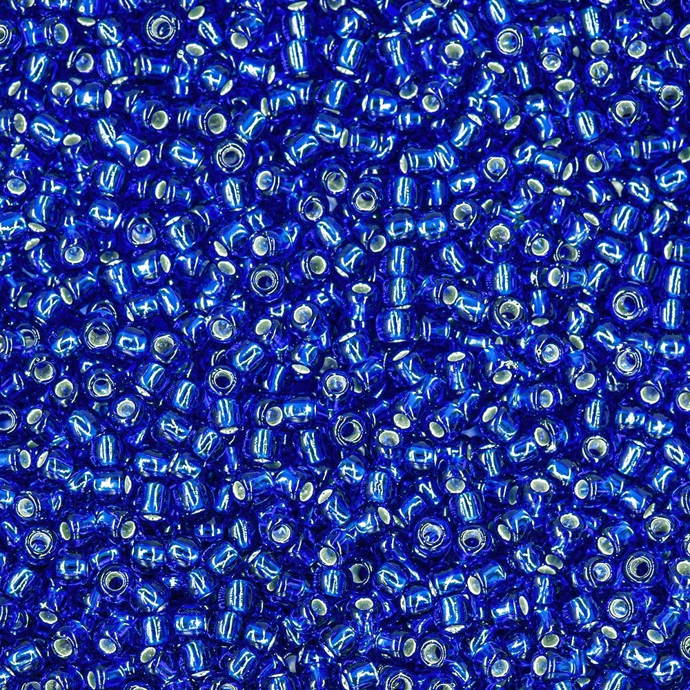 Японский бисер TOHO Round 11/0 (№28), с внутренним серебрением, прозрачный