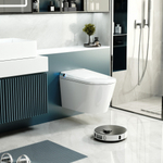 Комплект ABBER подвесной электронный унитаз-биде Bequem AC1119S с инсталляцией AC0101P2