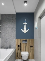 Декор для дома на стену "Якорь" 60*46 см