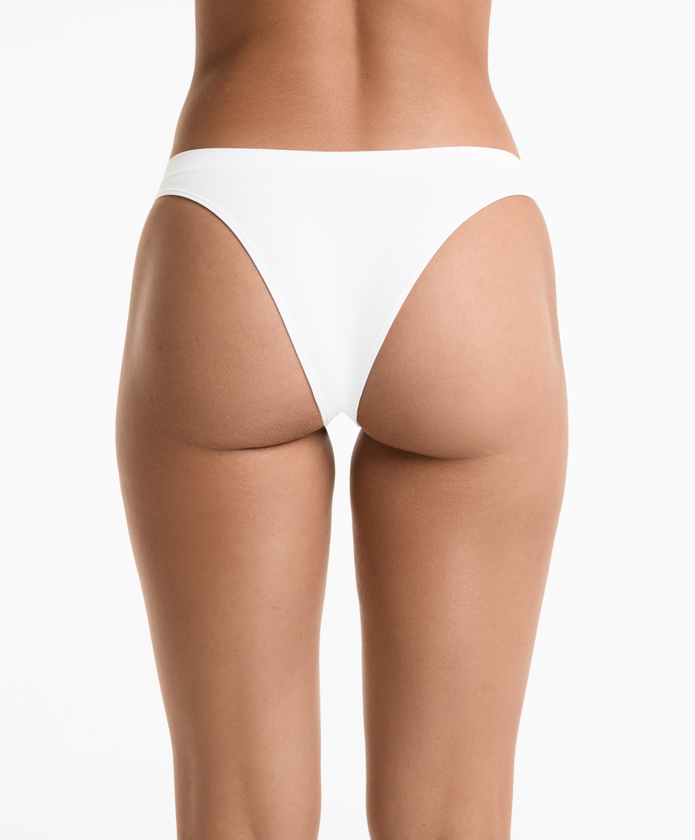 OYSHO Набор из 5 бесшовных трусов-бразильяно, бледно-голубой