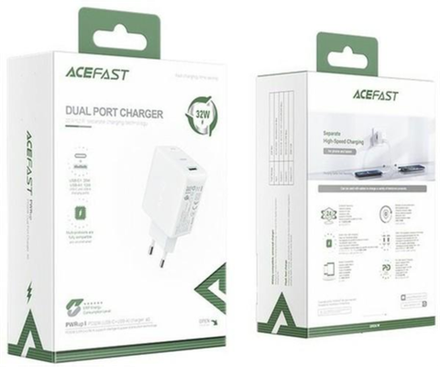 A5 PD32W(USB-C+USB-A) dual port charger (EU)