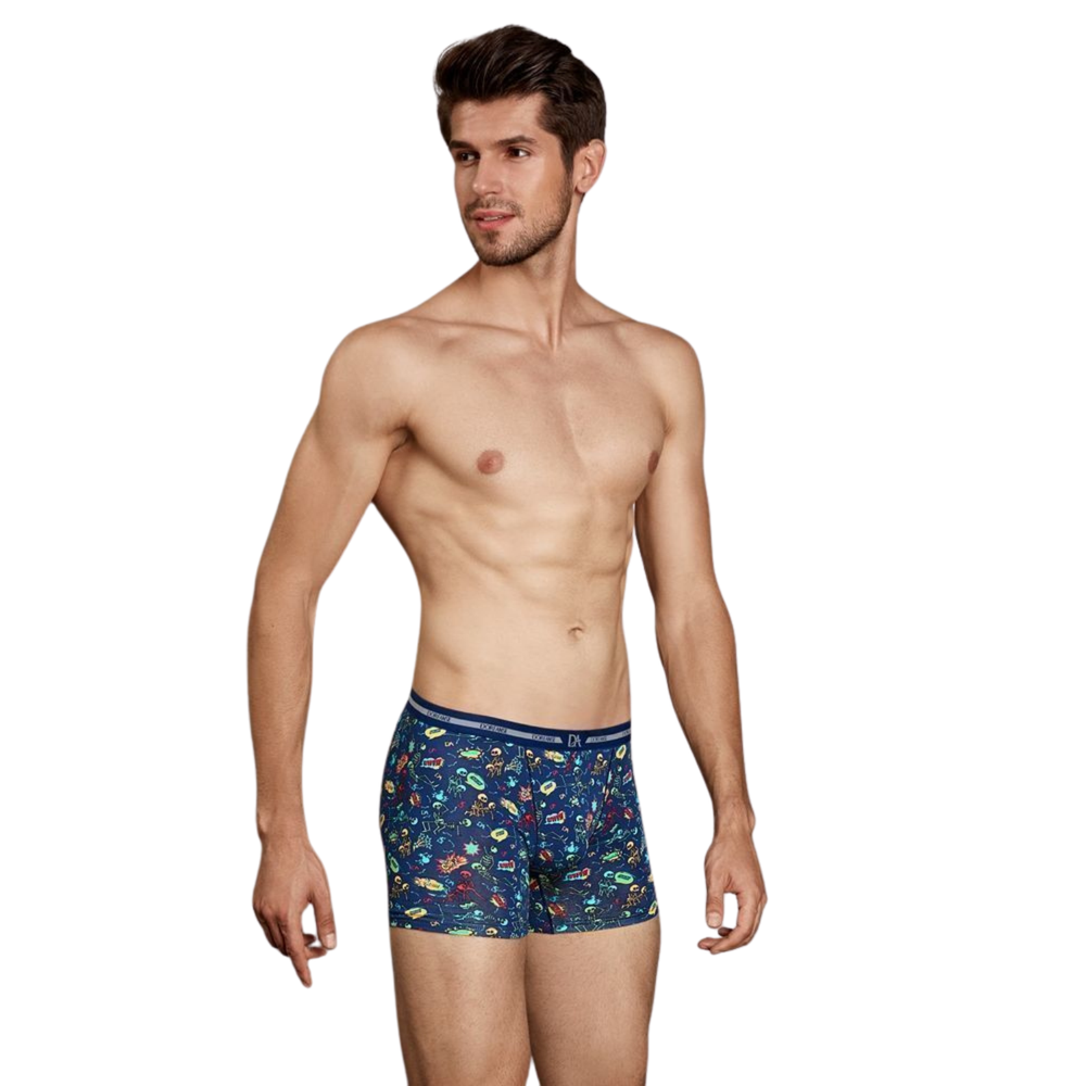 Мужские трусы боксеры синие с принтом Doreanse 1859