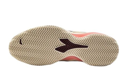 Женские теннисные кроссовки Diadora Blushield Torneo 3 Clay - whisper wh/maroon ban/des