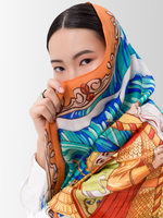 Шарф/ Палантин «Сказка о царе Салтане»