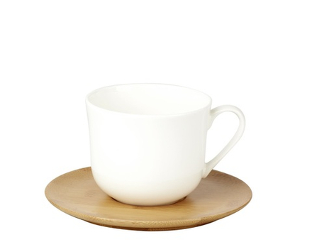 IHR - Чашка с блюдцем 400мл для кофе/чая / артикул   POF10090  / GTIN 686423625626