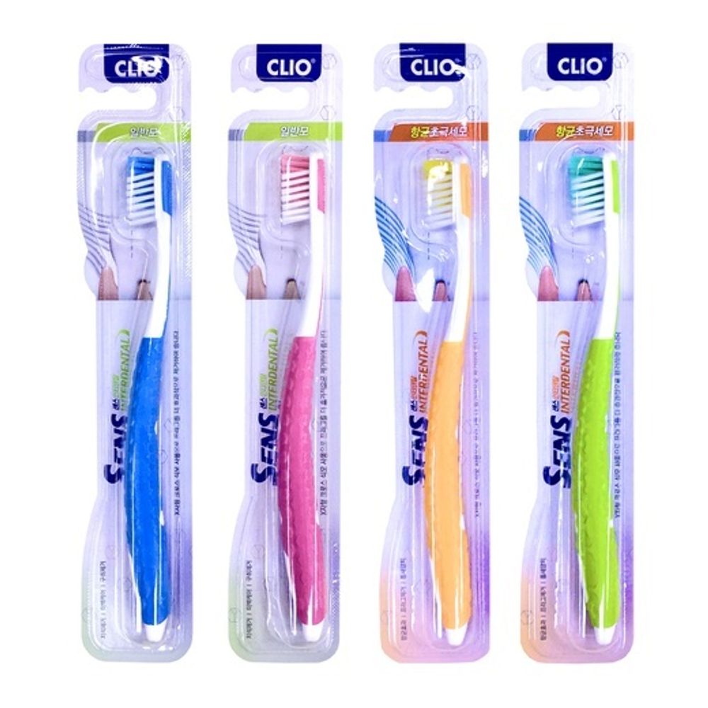 Clio Зубная щетка Sens Interdental Antibacterial Normal Toothbrush