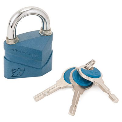 Замок навесной Авангард ВС2Д-50 Екатеринбург "Диско" d8мм синий