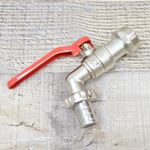 Кран водоразборный EURO 3/4" со штуцером