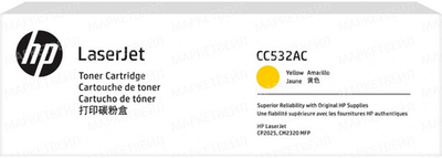 Контрактный картридж HP CC532AC (304A) для CM2320/CP2020/CP2025 желтый (2.8K)