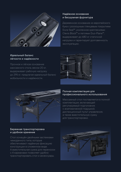 Массажный стол Master Monaco Airwave с воздушным массажем, складной