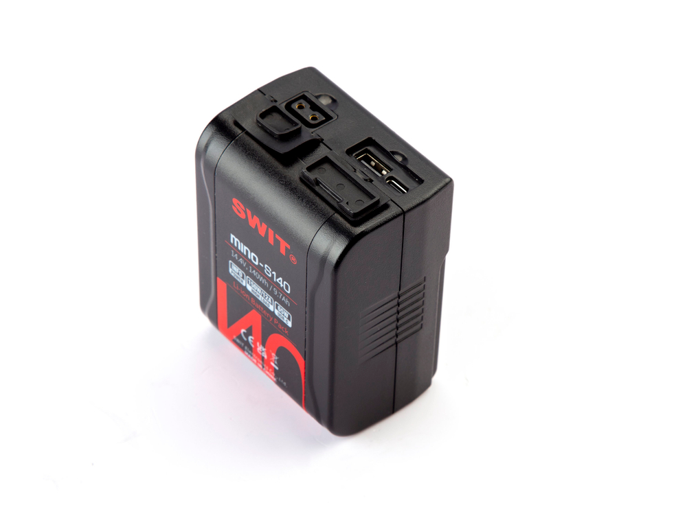 Аккумулятор SWIT MINO-S140 V-Mount Pocket 140 Втч разъемы D-Tap, USB-C, USB-A