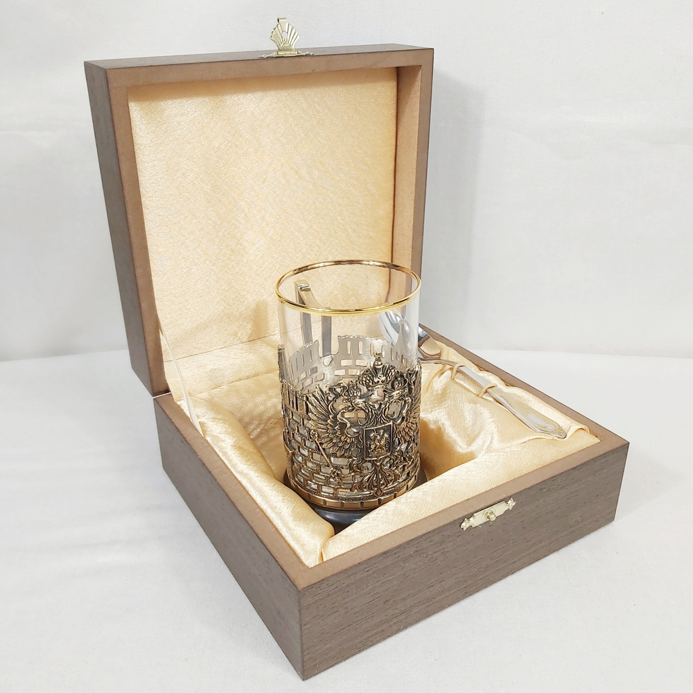 Подстаканник Герб (Башни Кремля)