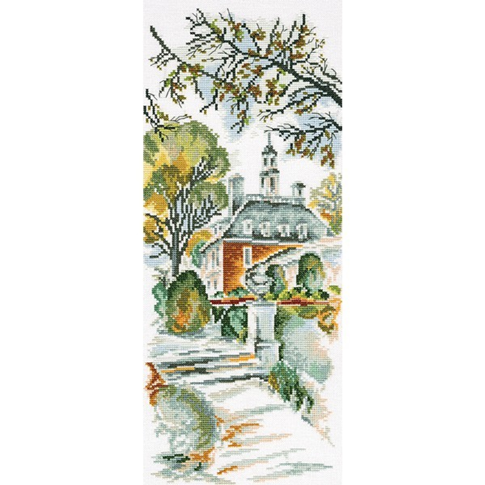 "Акварельные зарисовки"-M363  вышивка