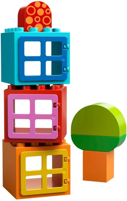 LEGO Duplo: Строительные блоки для игры малыша 10553 — Toddler Build and Play Cubes — Лего Дупло