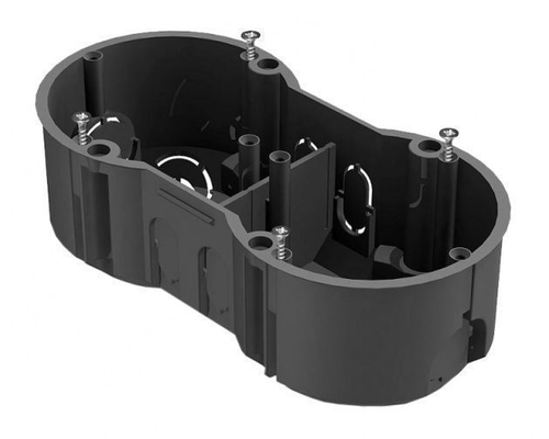 Коробка установочная для сплошных стен 141х70х45 двухместная с/у (100 шт.)