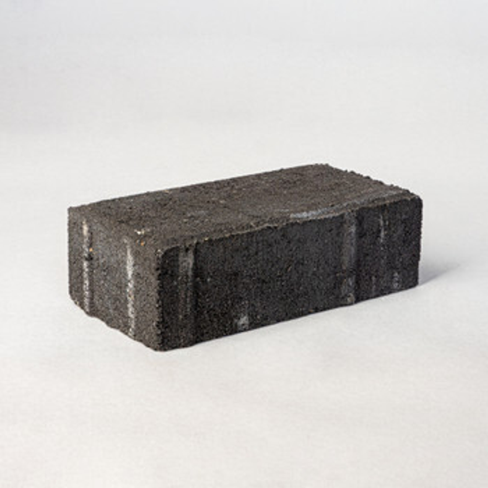 Брусчатка кирпичик черный 200x100x60 мм