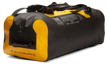 Гермо-Сумка-Рюкзак Sargan Прогрессор-110 герметичная молния 100%, вкладыш 110 л черный/желтый