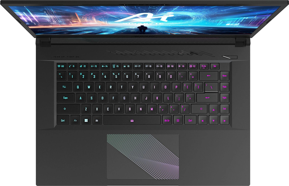 Ноутбук  GIGABYTE Aorus 15 BKG 15.6 ", Core Ultra 7, 16 Гб RAM, 1 Тб SSD, GeForce RTX 4060, Черный