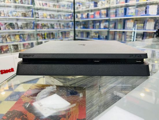 Sony Playstation 4 Slim 500GB CUH-2108A, С коробкой, S/N: 02274524541319126 (PS4, Б/У) 100% идеал