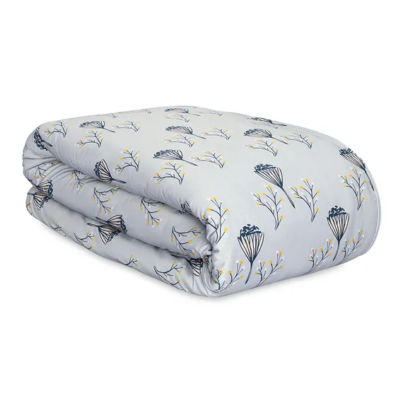 Комплект постельного белья "Полевые цветы" из премиального сатина из коллекции russian north, 150х200 см