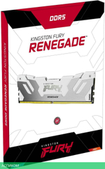 Оперативная память Kingston Fury Renegade Silver XMP Gaming DDR5 16GB (KF568C36RW-16)