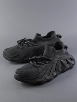 Кроссовки Изики детские - Yeezy boost- темно-серые