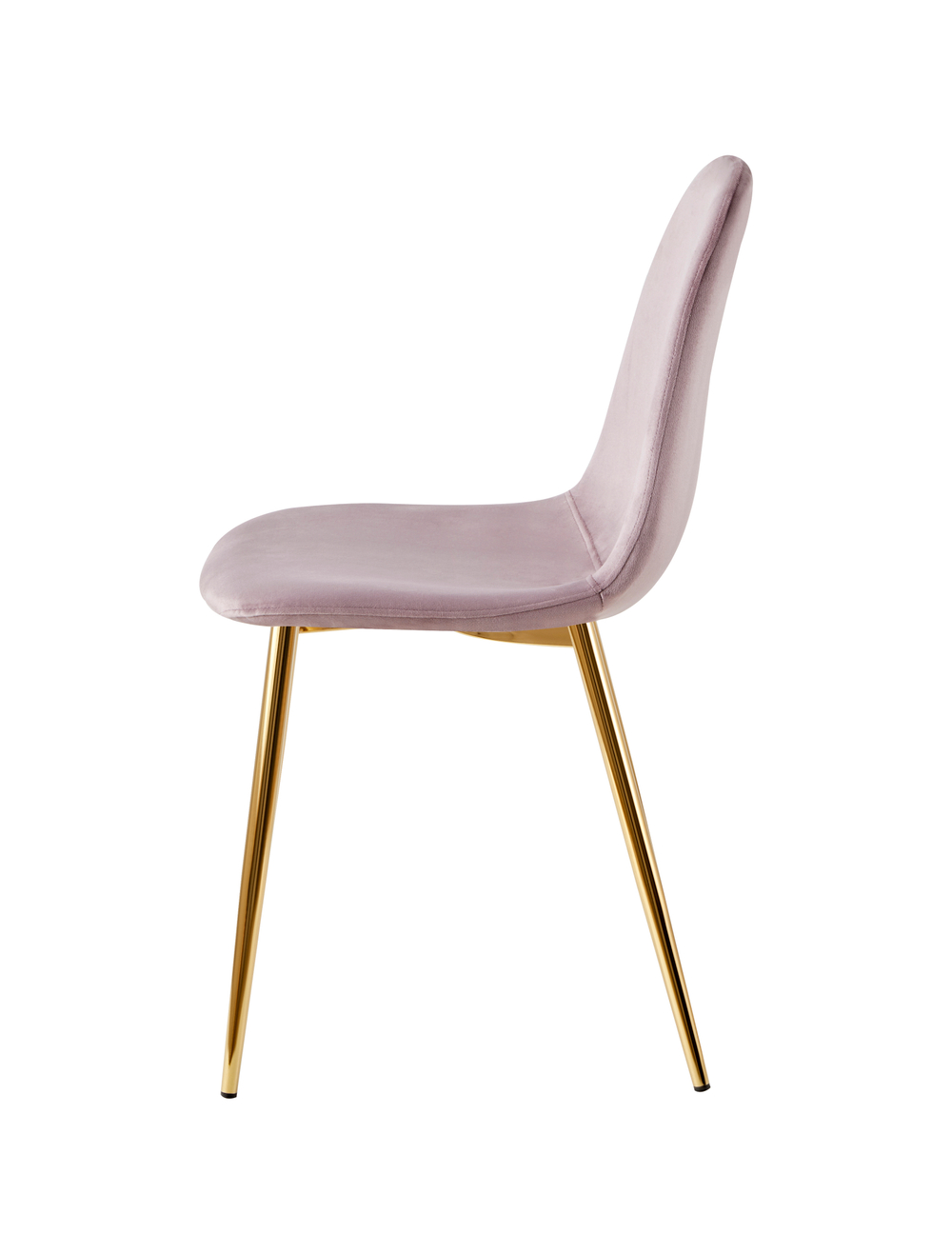 Стул Валенсия SN велюр розовый золотые ножки