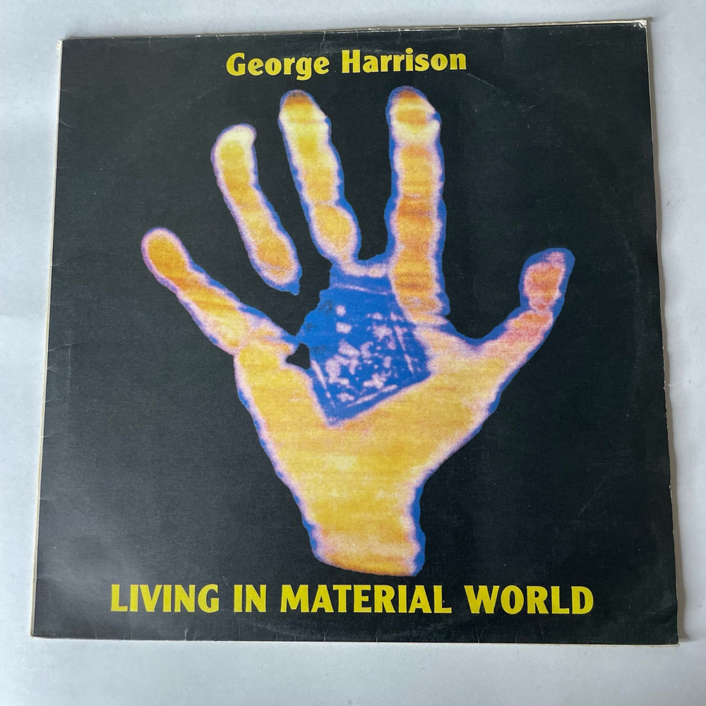 Винтажная виниловая пластинка LP George Harrison Living In The Material World (Россия 1993)