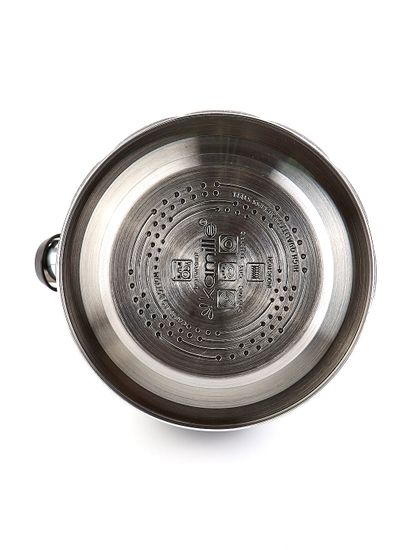 Чайник 3 л. из нержавеющей стали со свистком Kamille с мраморным покрытием