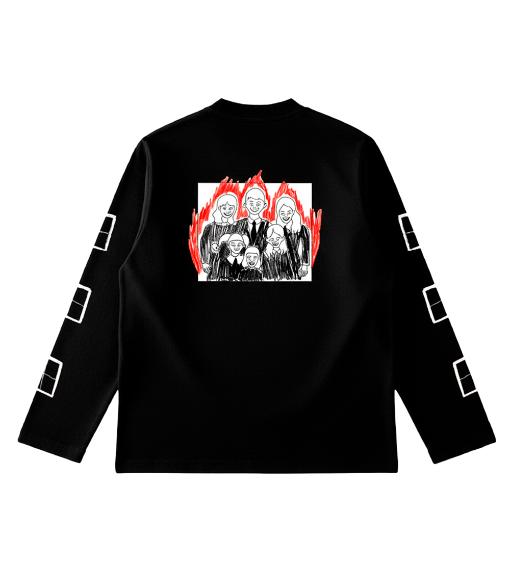 Лонгслив Biicla черный