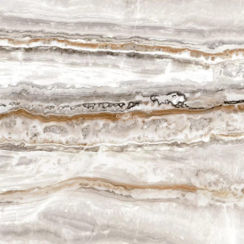 Керамогранит Alma Ceramica GFU04FDA40L Fluid Art 60x60 коричневый лаппатированный под камень