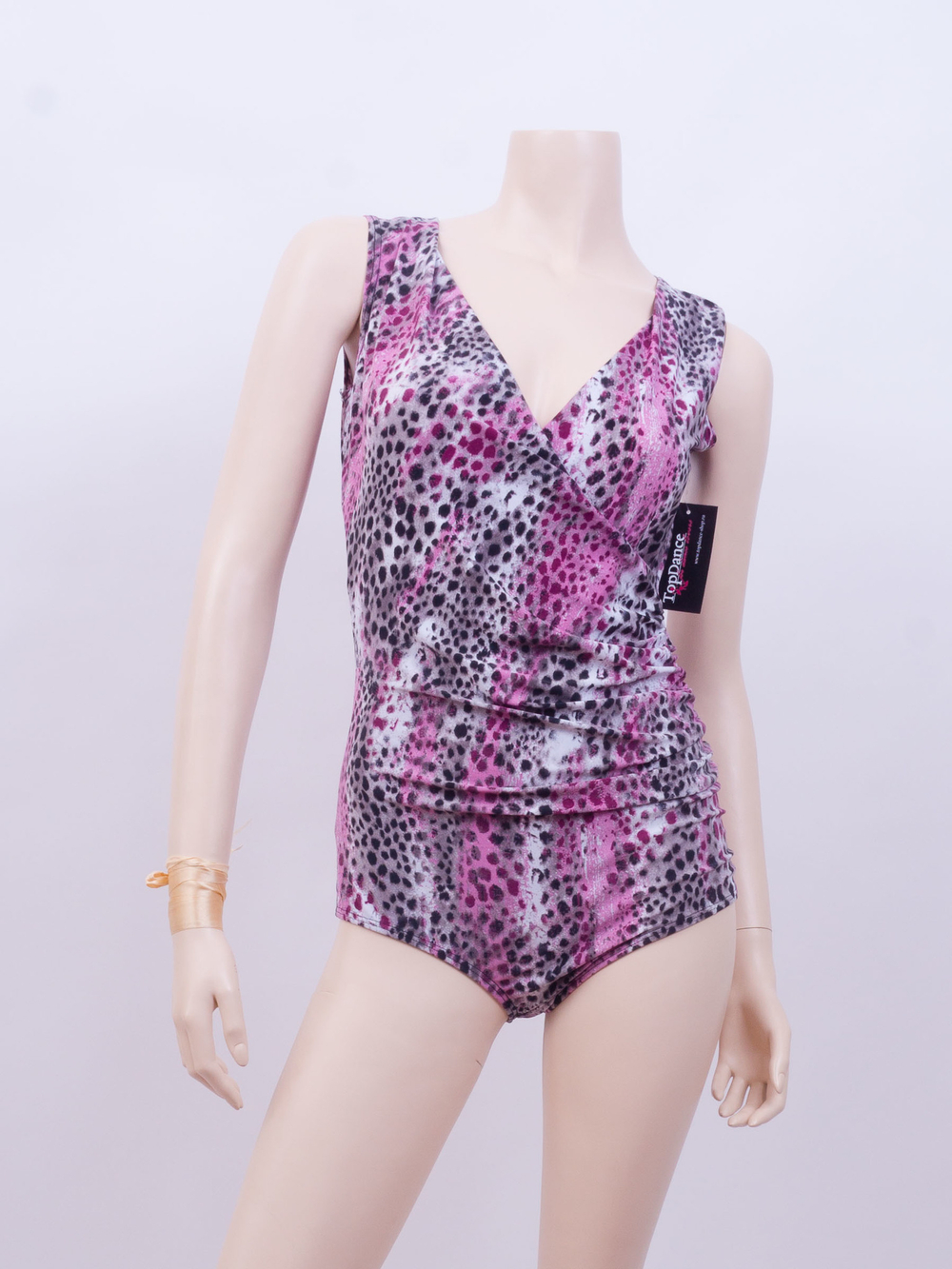 Боди с запахом на груди