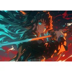 Постер Muichiro Tokito - Demon Slayer