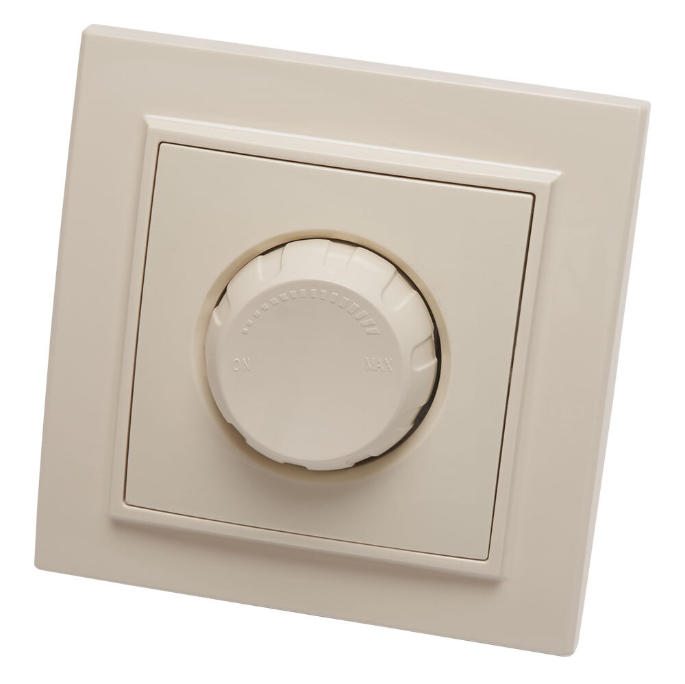 Выключатель диммирующий, STEKKER, PSW10-9006-02, 250В, 650W, серия Эрна,слоновая кость 39232