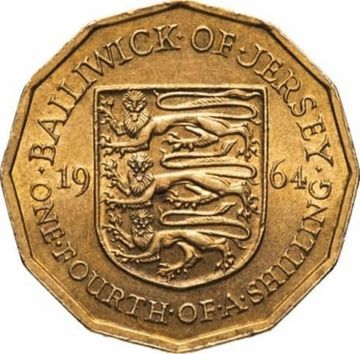 1/4 шиллинга 1964 Джерси