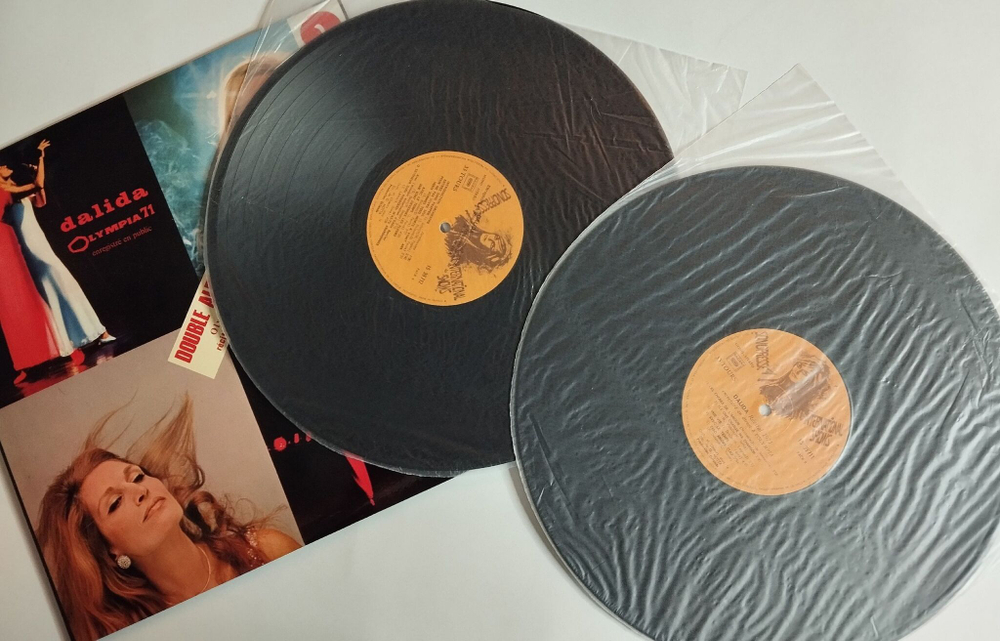 Винтажная виниловая пластинка LP Dalida Olympia 71 Olympia 74 (France 1975)