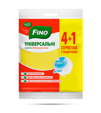 Салфетка Fino Универсальная (4 шт+1)