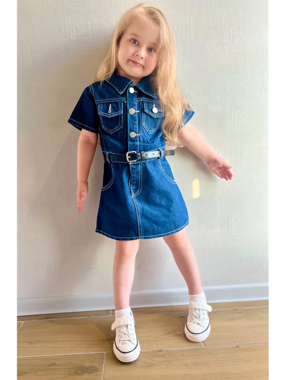 Платье джинсовое