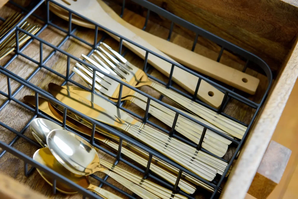 Kitchen Craft Проволочный органайзер для столовых приборов Living Nostalgia