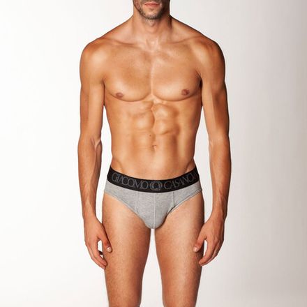 Мужские трусы брифы серые CASANOVA 0001C