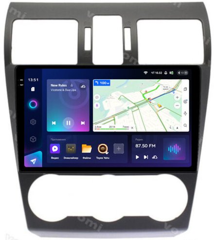 Магнитола для Subaru Forester, Impreza, XV 2012-2015 - Teyes CC3-2K QLed Android 10, ТОП процессор, SIM-слот, CarPlay