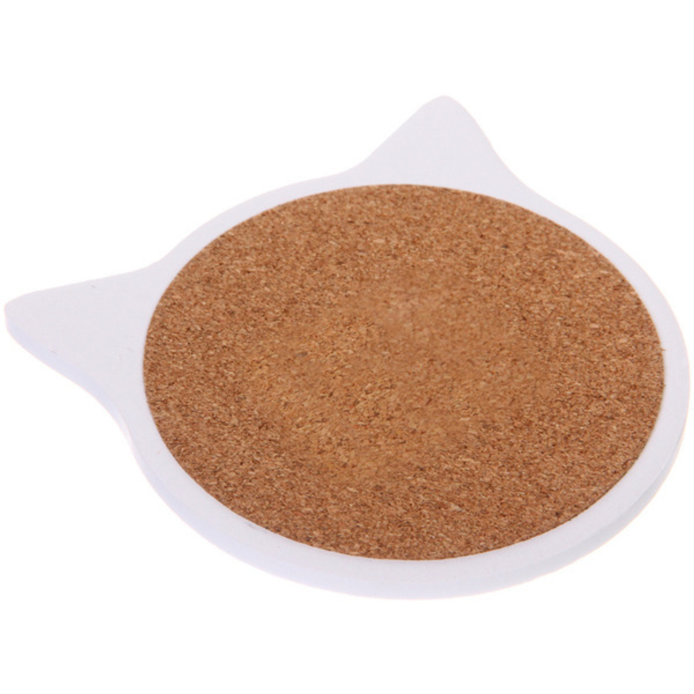 Подставка керамическая 10*11 см «Котики» С птичкой