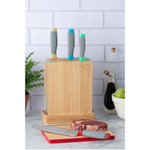 Набор из 4 ножей и 4 разделочных досок в подставке assure