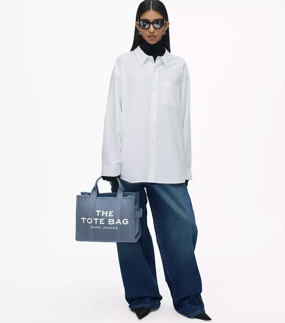 СУМКА MARC JACOBS THE MEDIUM TOTE BAG BLUE SHADOW