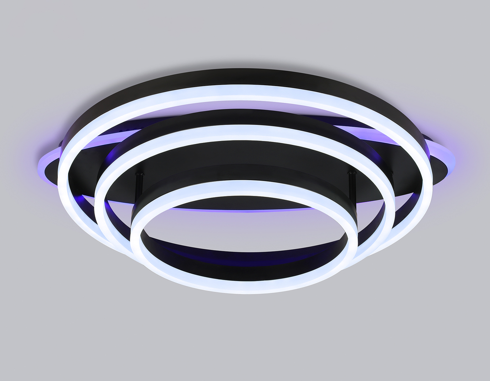 FA8524 BK черный 146W 3000K-6400K+RGB 560*500*150 (ПДУ РАДИО 2.4G)