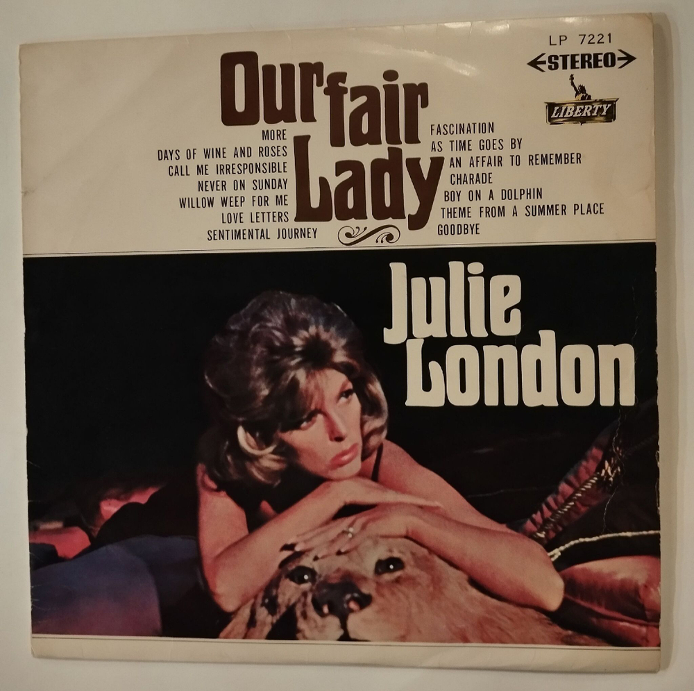 Винтажная виниловая пластинка LP Julie London Our Fair Lady (Japan 1963) (Red Vinyl)
