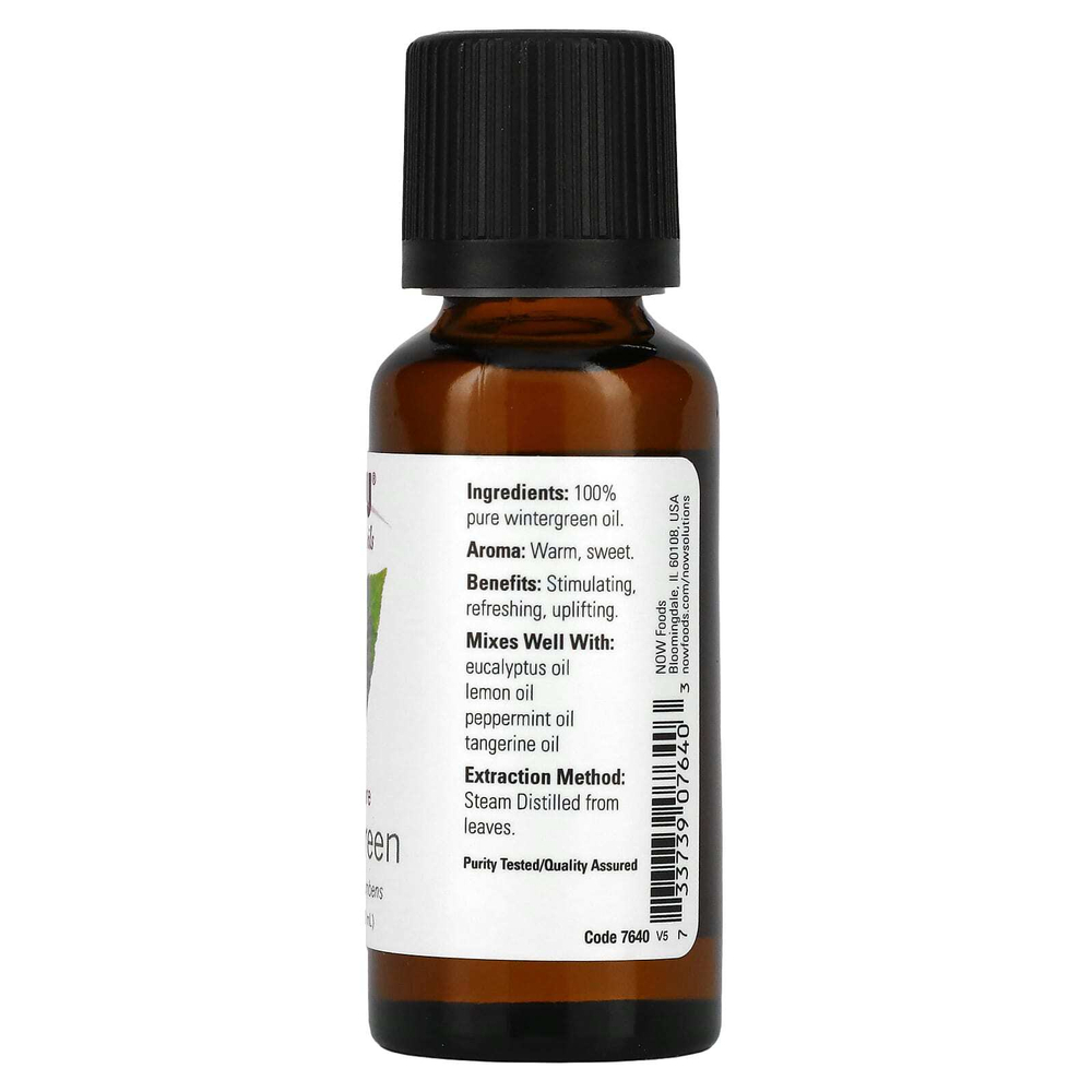 NOW Foods, Эфирные масла, 100% чистая грушанка, 30 мл (1 жидк. унц.)